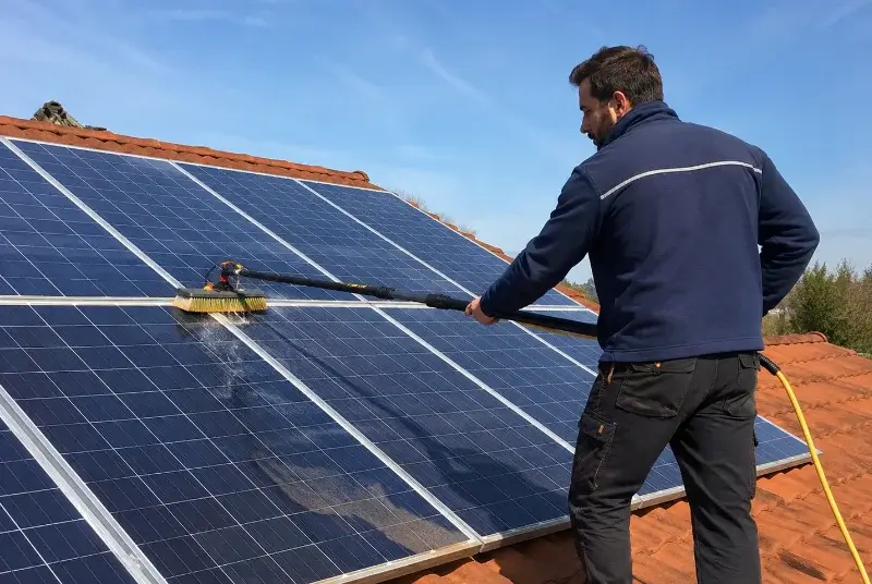 Nettoyage et entretien de panneaux solaires à la Trinité-Porhoët